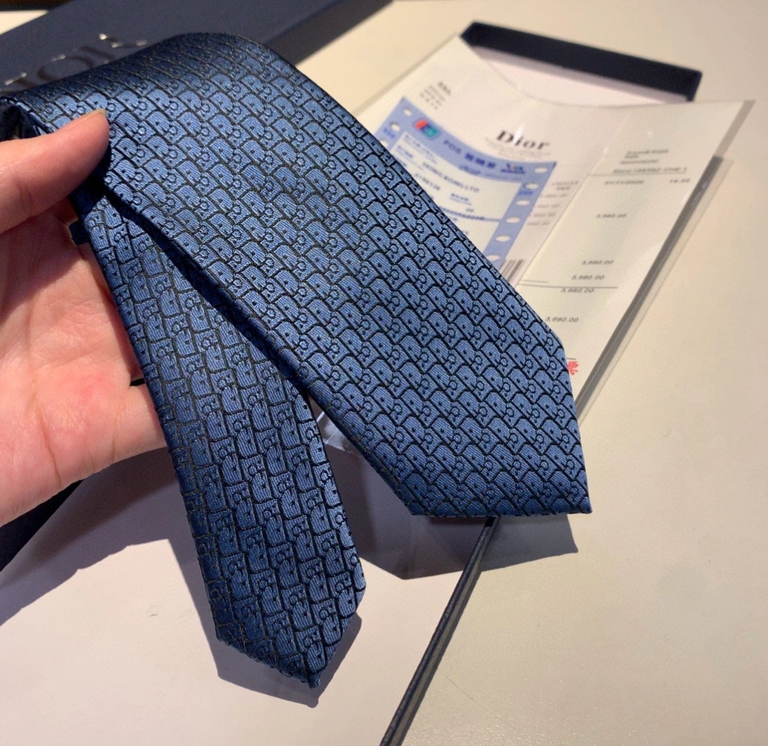 Christian Dior Necktie For Men Trendy 7554 - Image 3