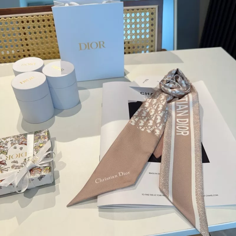 Christian Dior Silk Scarf Classic 7064 - Image 5