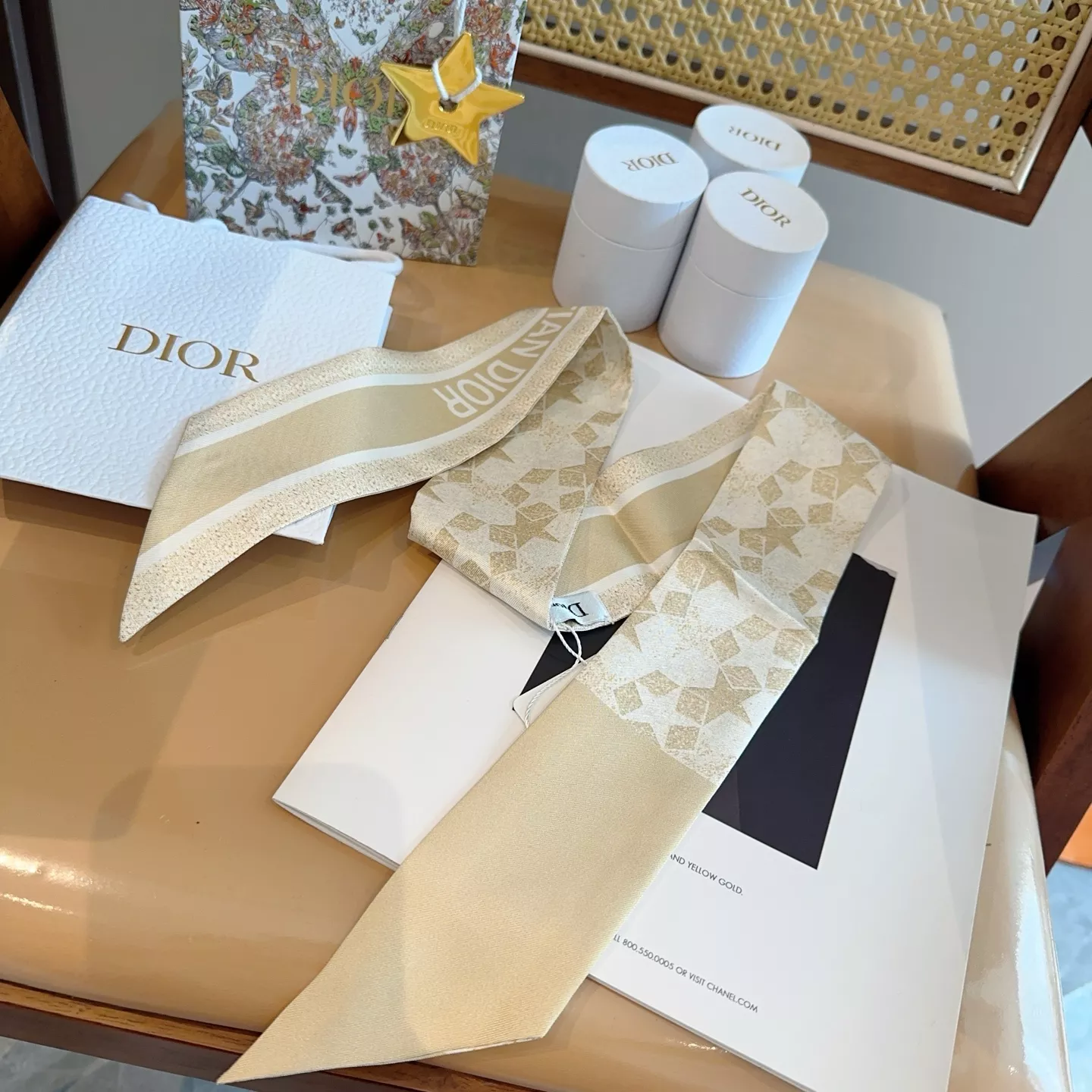 Christian Dior Silk Scarf EasyMatch 7377