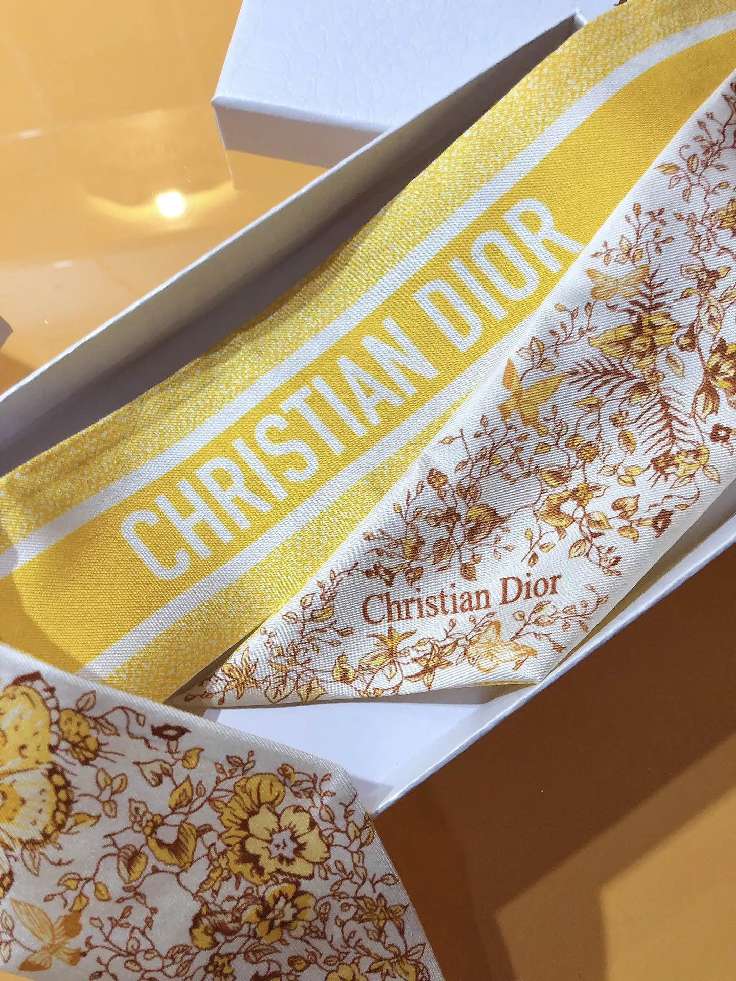 Christian Dior Silk Scarf Soft 3543 - Image 3