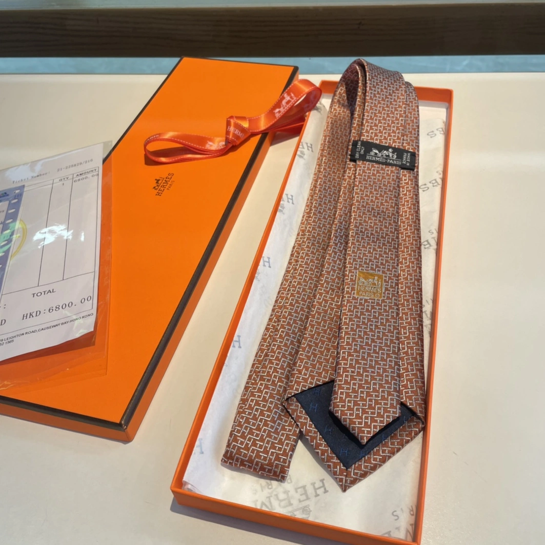 Comfortable 9172 Hermes Necktie For Men - Image 3