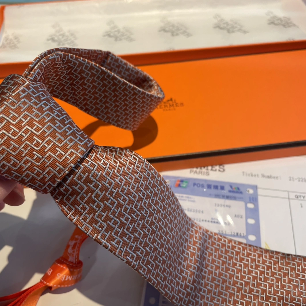 Comfortable 9172 Hermes Necktie For Men - Image 6