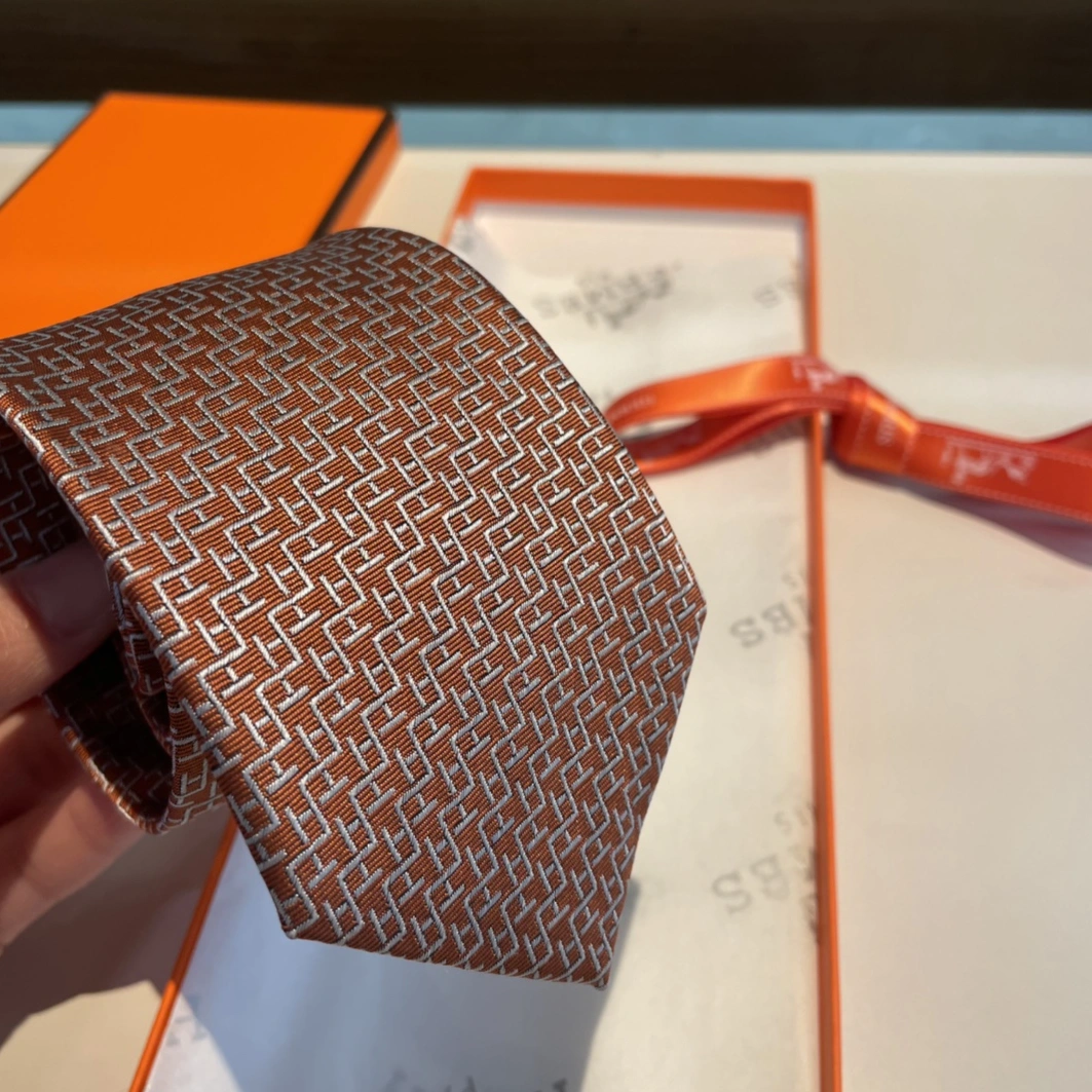 Comfortable 9172 Hermes Necktie For Men - Image 7
