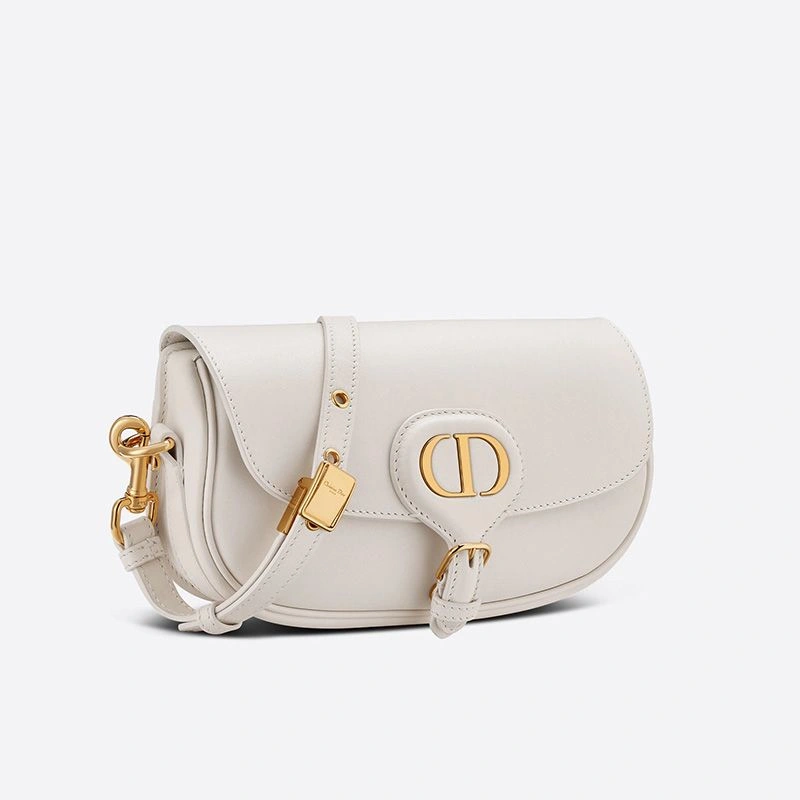 DailyWear 865 Dior Bobby East-West Bag In Box Calfskin White - Image 3