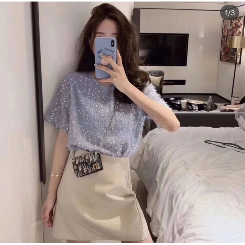 The Saddle Dior Saddle Flap Card Holder Blue Oblique Jacquard - Image 3