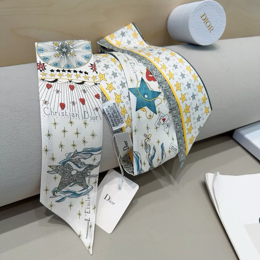 Efficient 9452 Christian Dior Silk Scarf