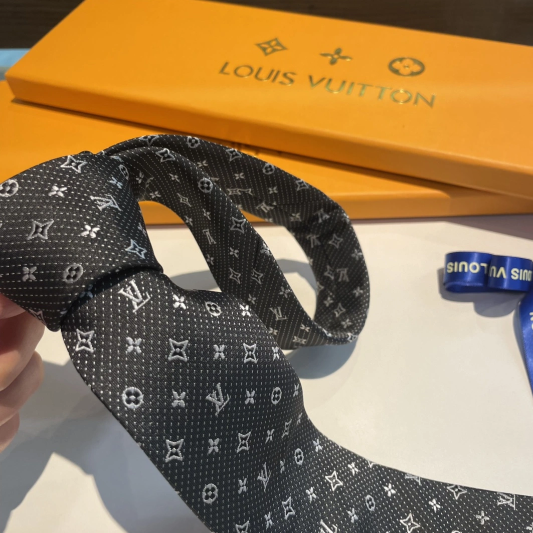 Fashionable 4129 Louis Vuitton LV Necktie For Men - Image 3