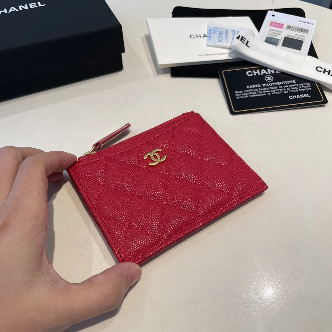 Flexible 8032 Chanel AAA Quality Card Case For Women - Image 3