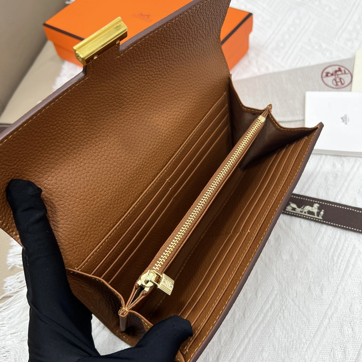 Hermes AAA Quality Wallets Classic 8098 - Image 7
