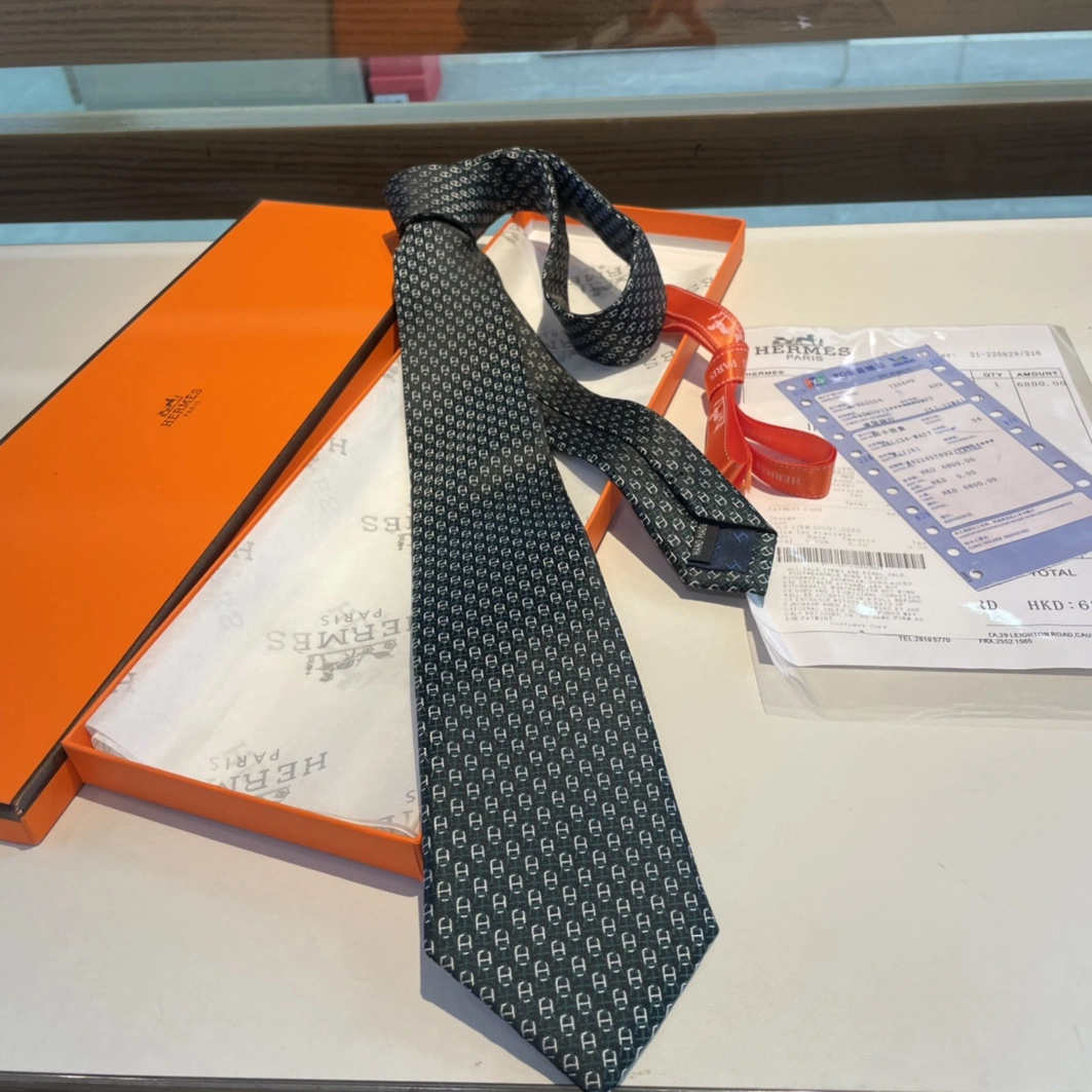 Hermes Necktie For Men Durable 3659
