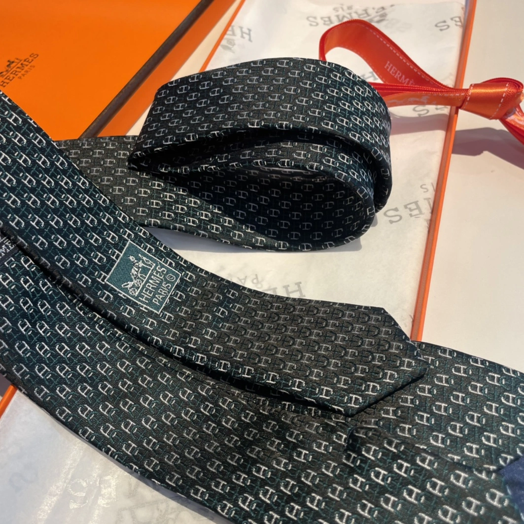 Hermes Necktie For Men Durable 3659 - Image 5
