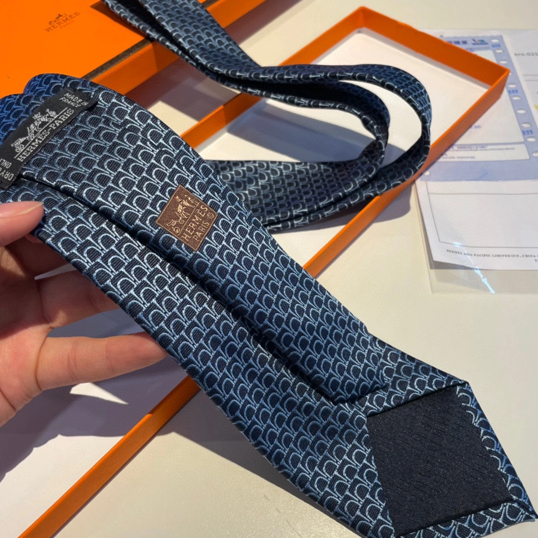 Hermes Necktie For Men Functional 9612 - Image 7