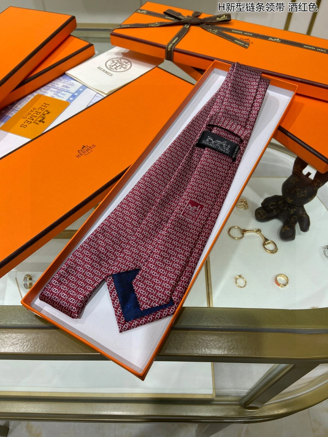 Hermes Necktie For Men GoodFit 1134 - Image 3