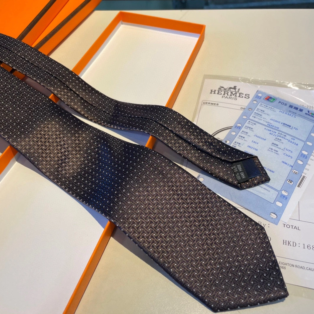 Hermes Necktie For Men Sophisticated 7185 - Image 5