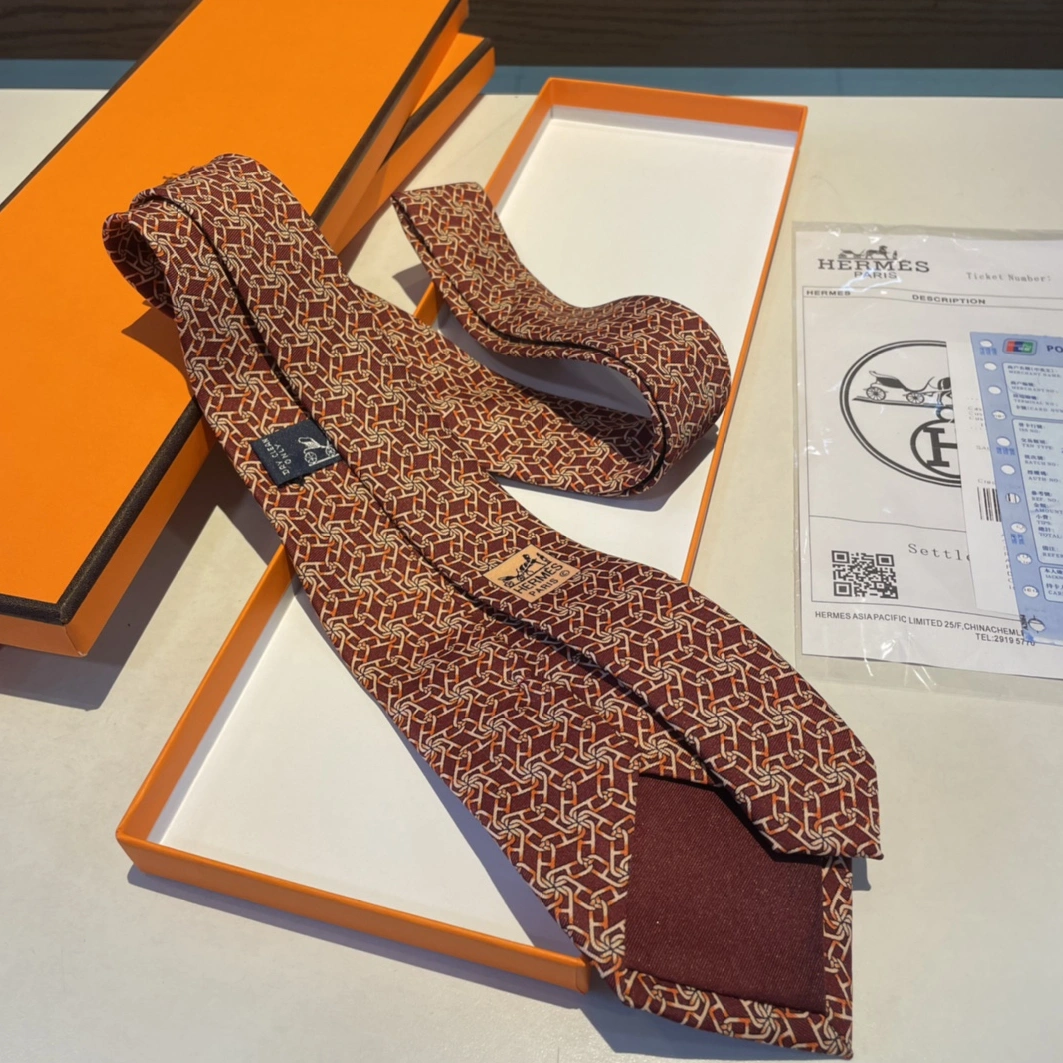 Hermes Necktie For Men TopPick 3935 - Image 4