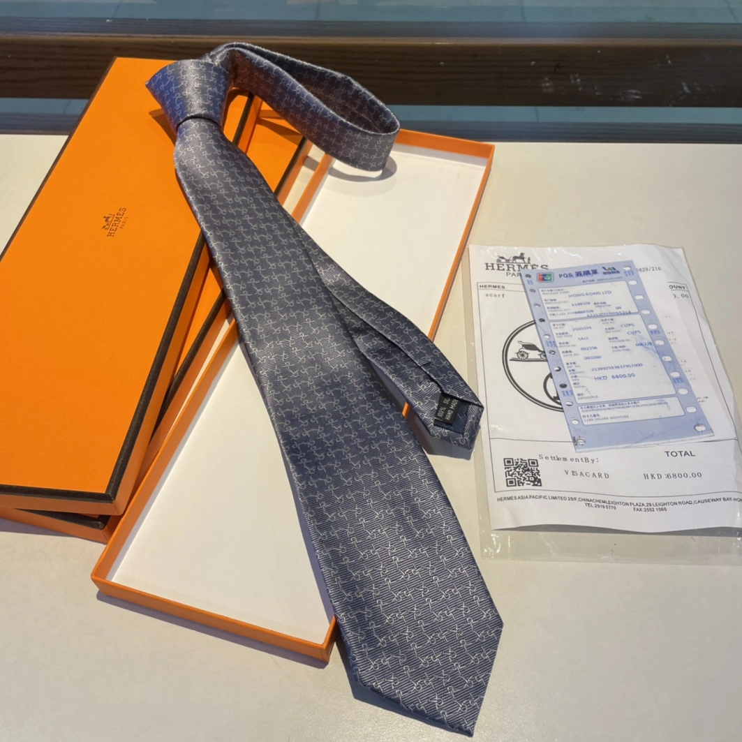 Hermes Necktie For Men TopPick 690 - Image 4