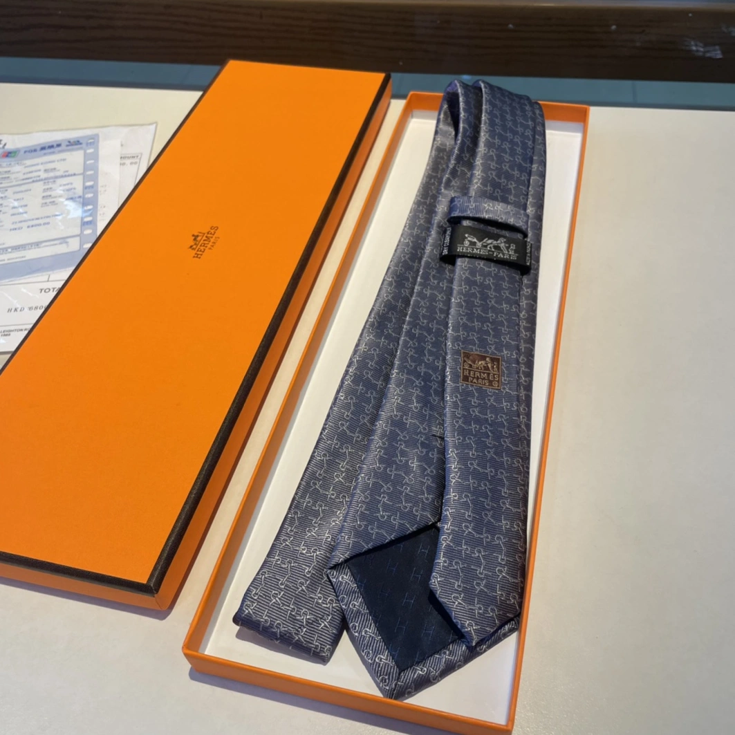 Hermes Necktie For Men TopPick 690 - Image 7