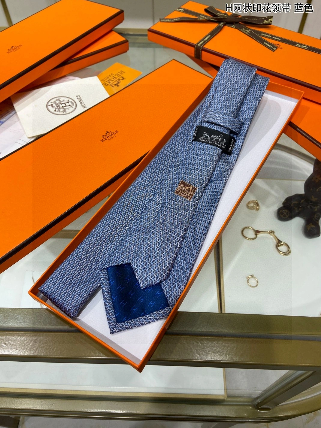 Hermes Necktie For Men Trendsetting 6243 - Image 3