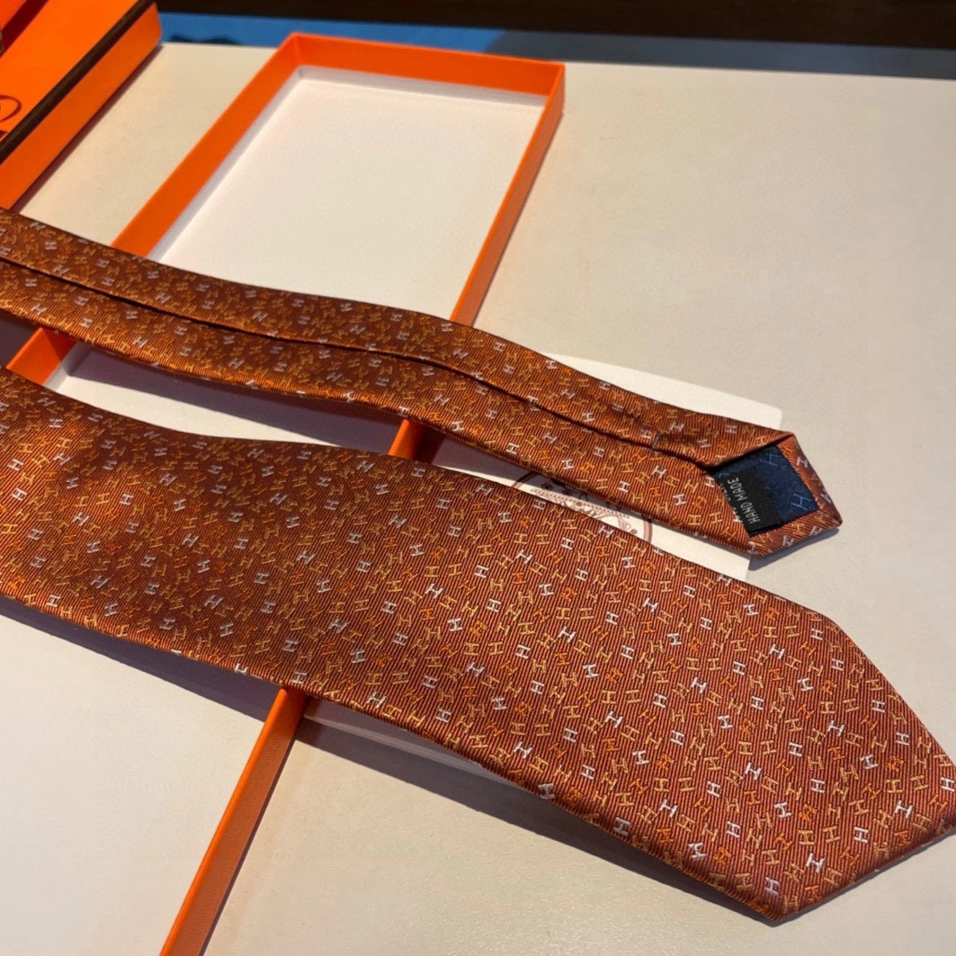 Hermes Necktie For Men Trendsetting 7361 - Image 5