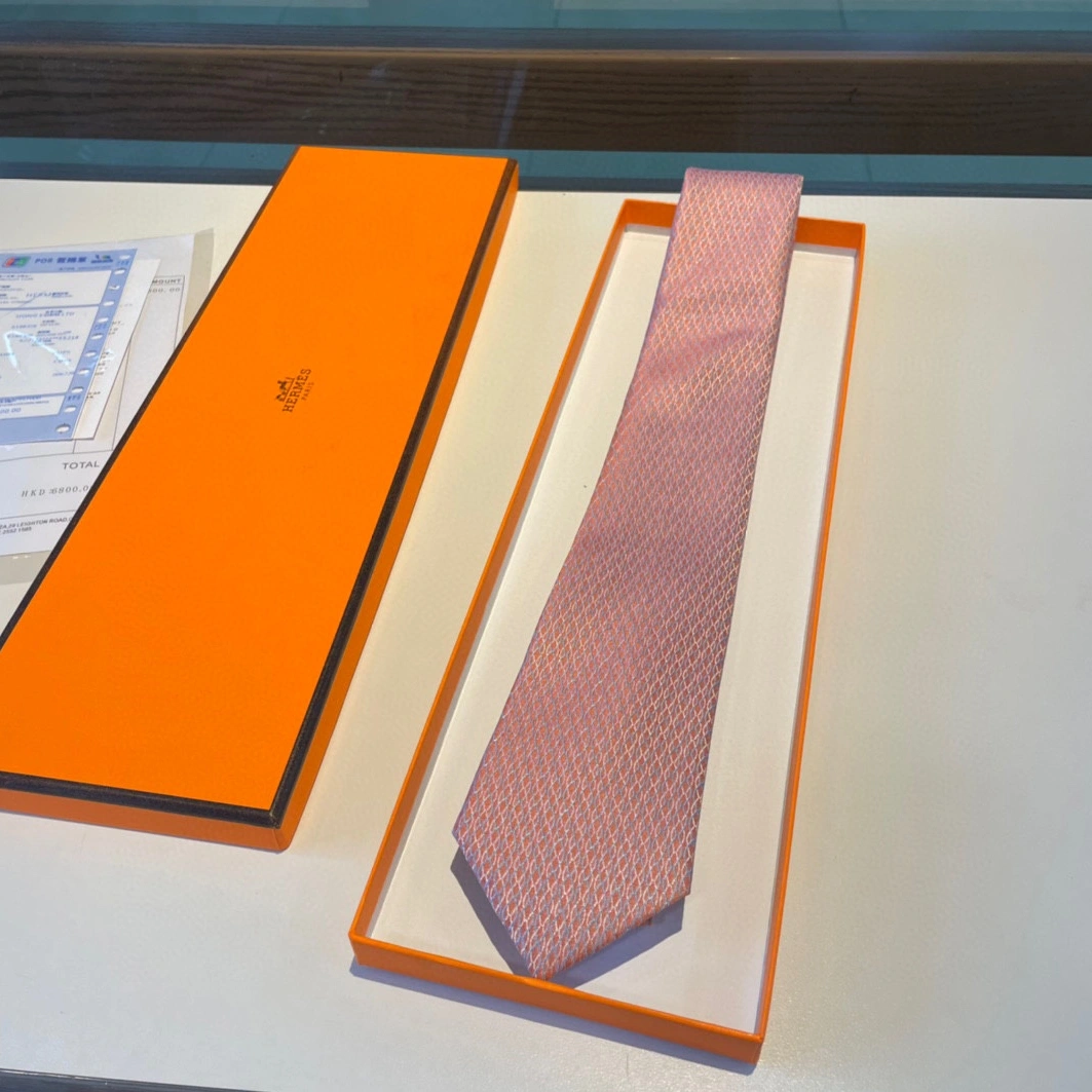 Hermes Necktie For Men Unique 6990 - Image 5