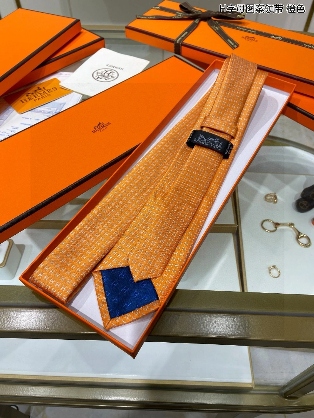 Hermes Necktie Sophisticated 9639 - Image 3