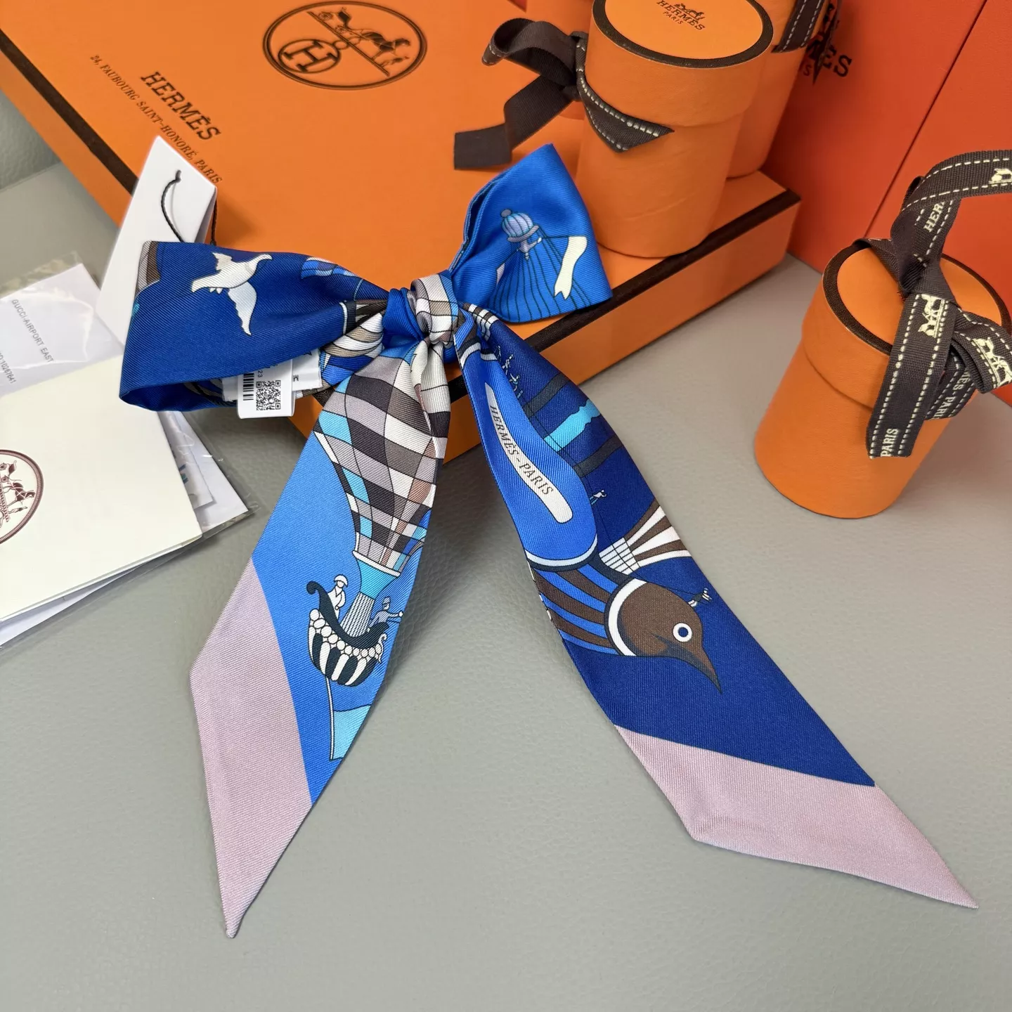 Hermes Silk Scarf Bright 9280 - Image 3