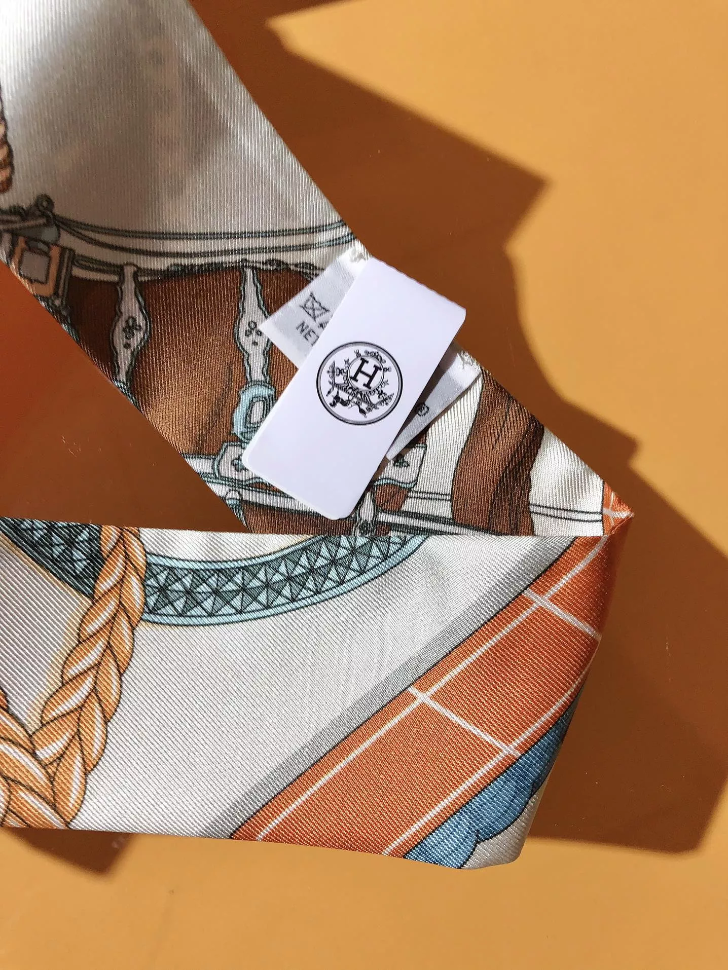 Hermes Silk Scarf Modern 8446 - Image 3