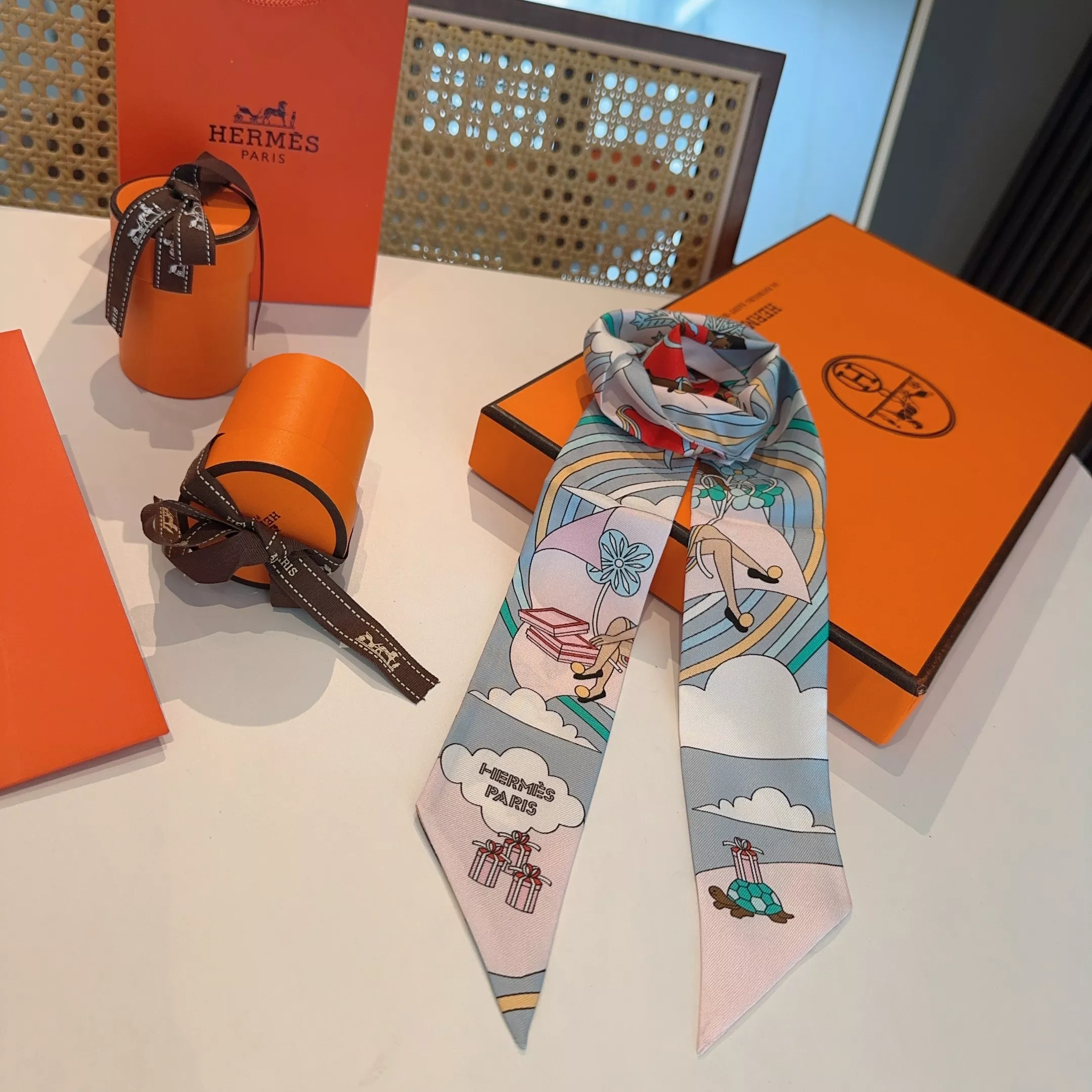 Hermes Silk Scarf Timeless 3606