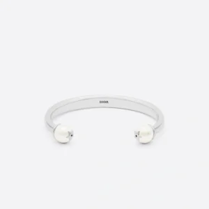 HighQuality 5167 Dior Tribales Bangle Metal and Pearls Silver