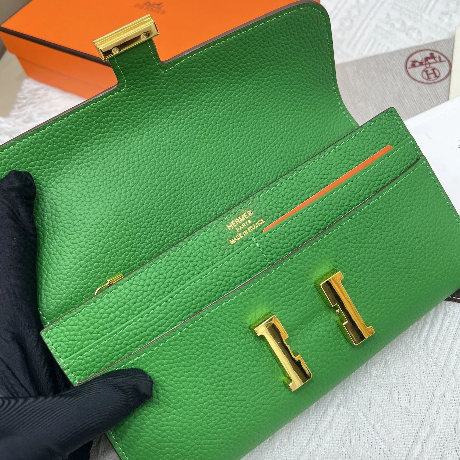 Lightweight 7440 Hermes AAA Quality Wallets - Image 6