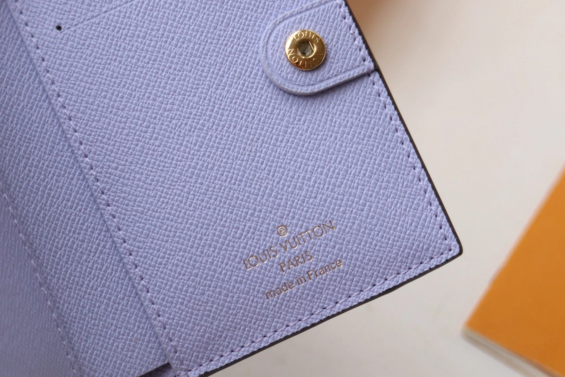 Louis Vuitton AAA Quality Card Case In Purple Cozy 1164 - Image 6