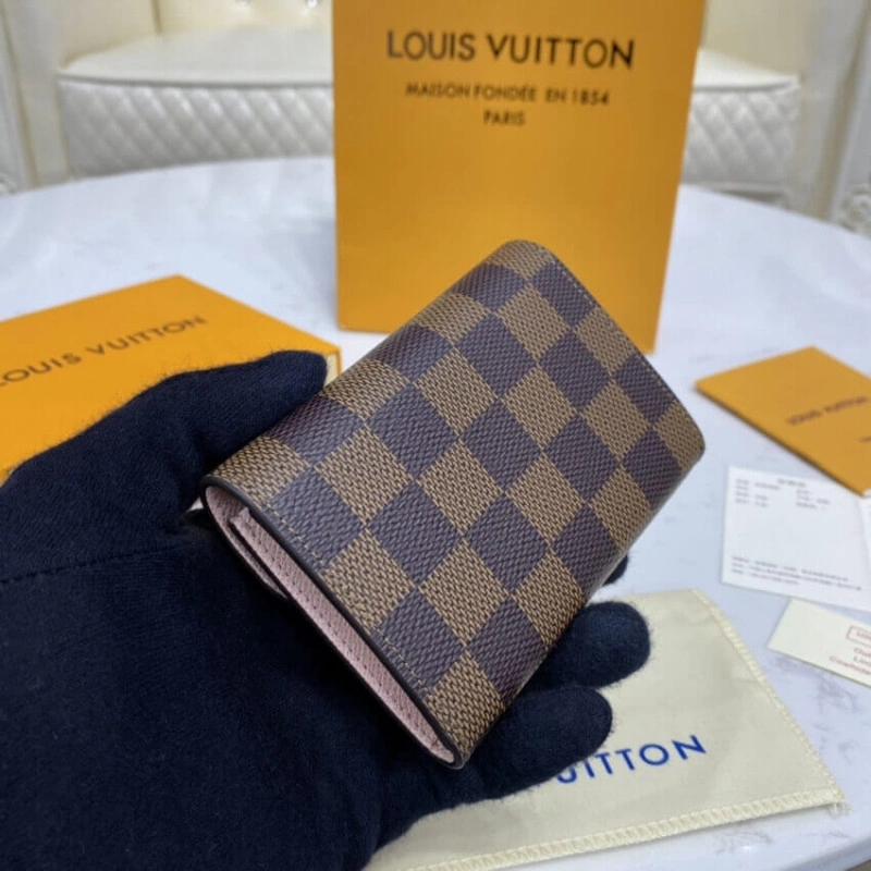 Flat pock Louis Vuitton Damier Ebene Rosalie Coin Purse - Image 3