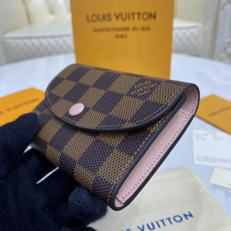 Flat pock Louis Vuitton Damier Ebene Rosalie Coin Purse - Image 4