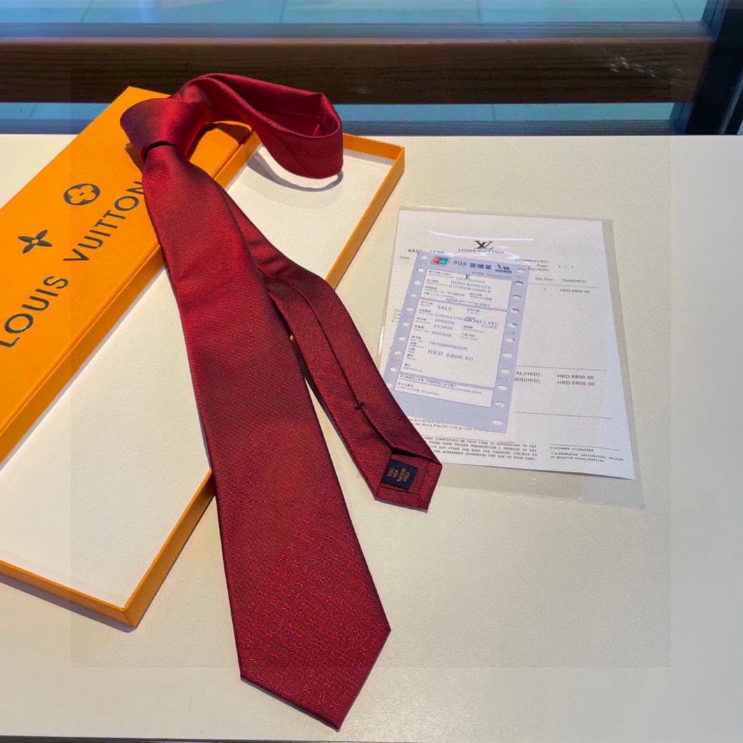 Louis Vuitton LV Necktie For Men Vibrant 3511 - Image 4