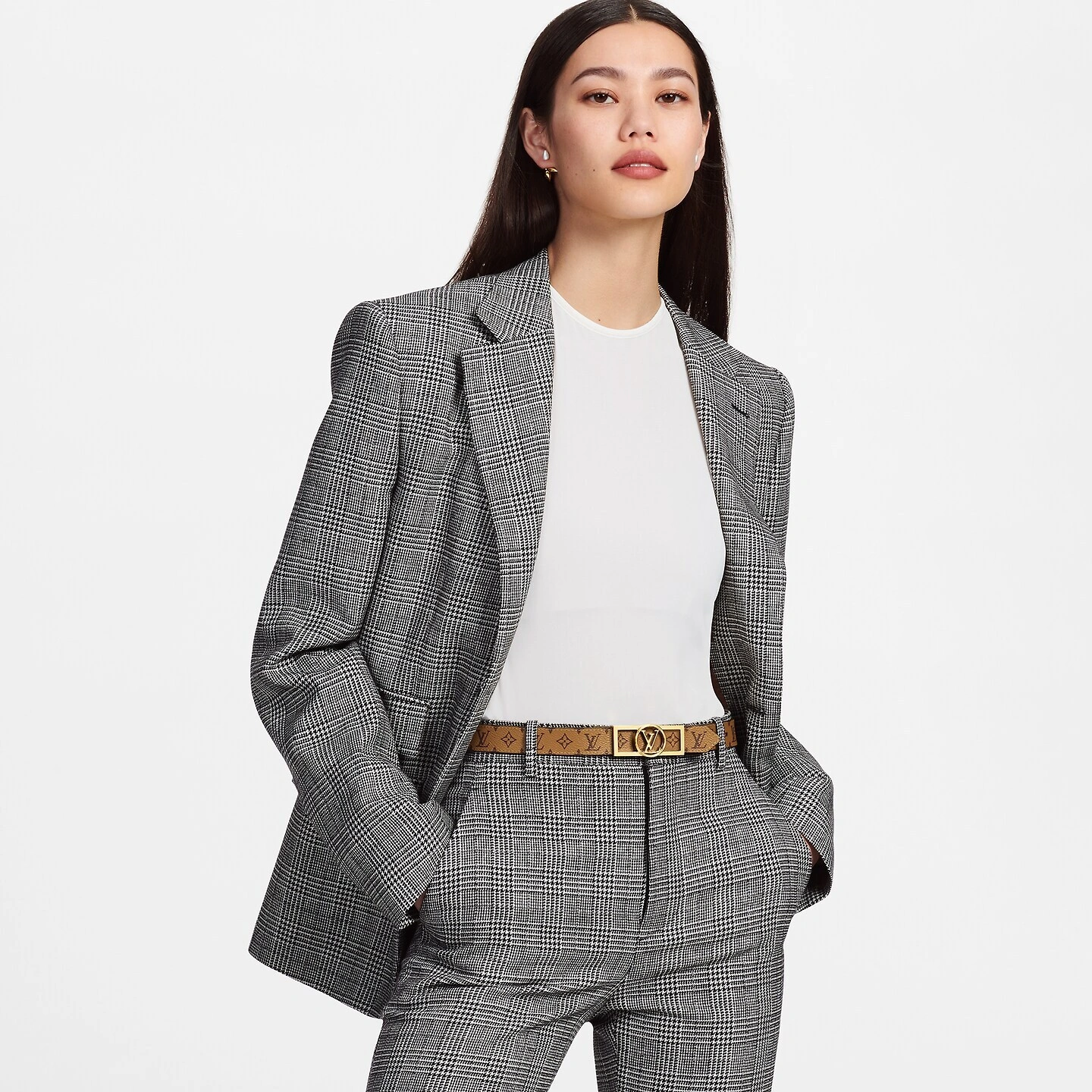 Louis Vuitton M0203U Autres Toiles Monogram Dauphine 25mm Reversible Belt - Image 5