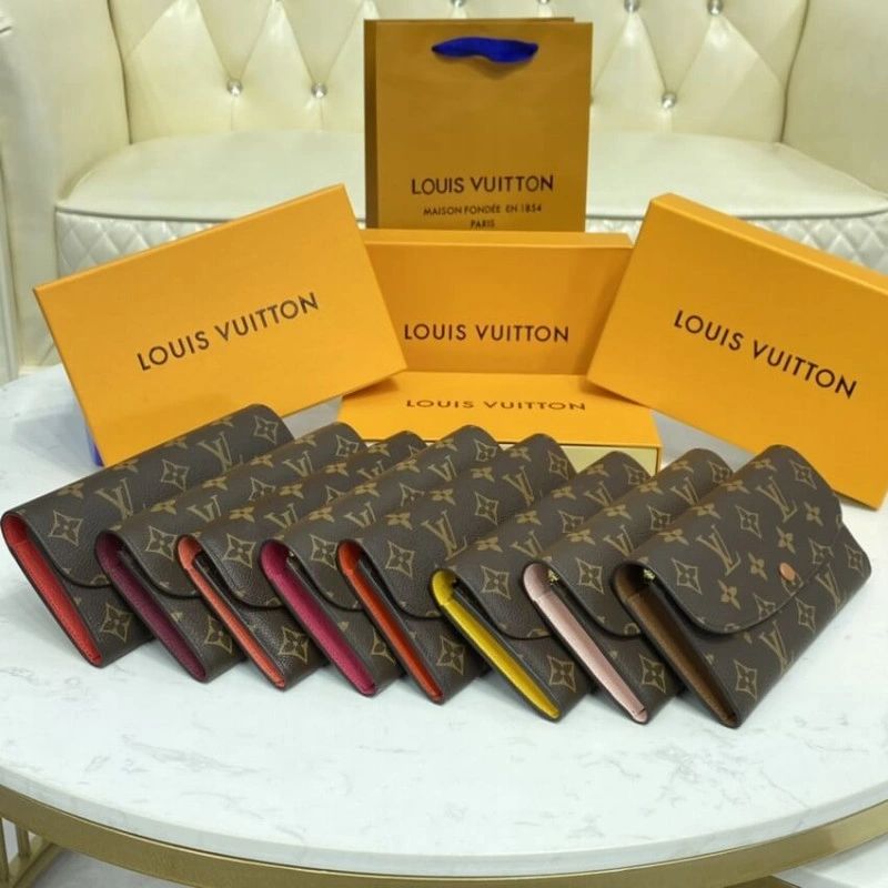 Pressstud Louis Vuitton Monogram Canvas Emilie Wallet Yellow - Image 10