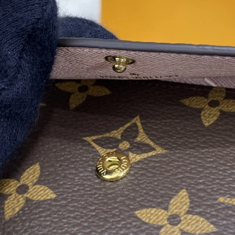 Pressstud Louis Vuitton Monogram Canvas Rosalie Coin Purse Pink - Image 7