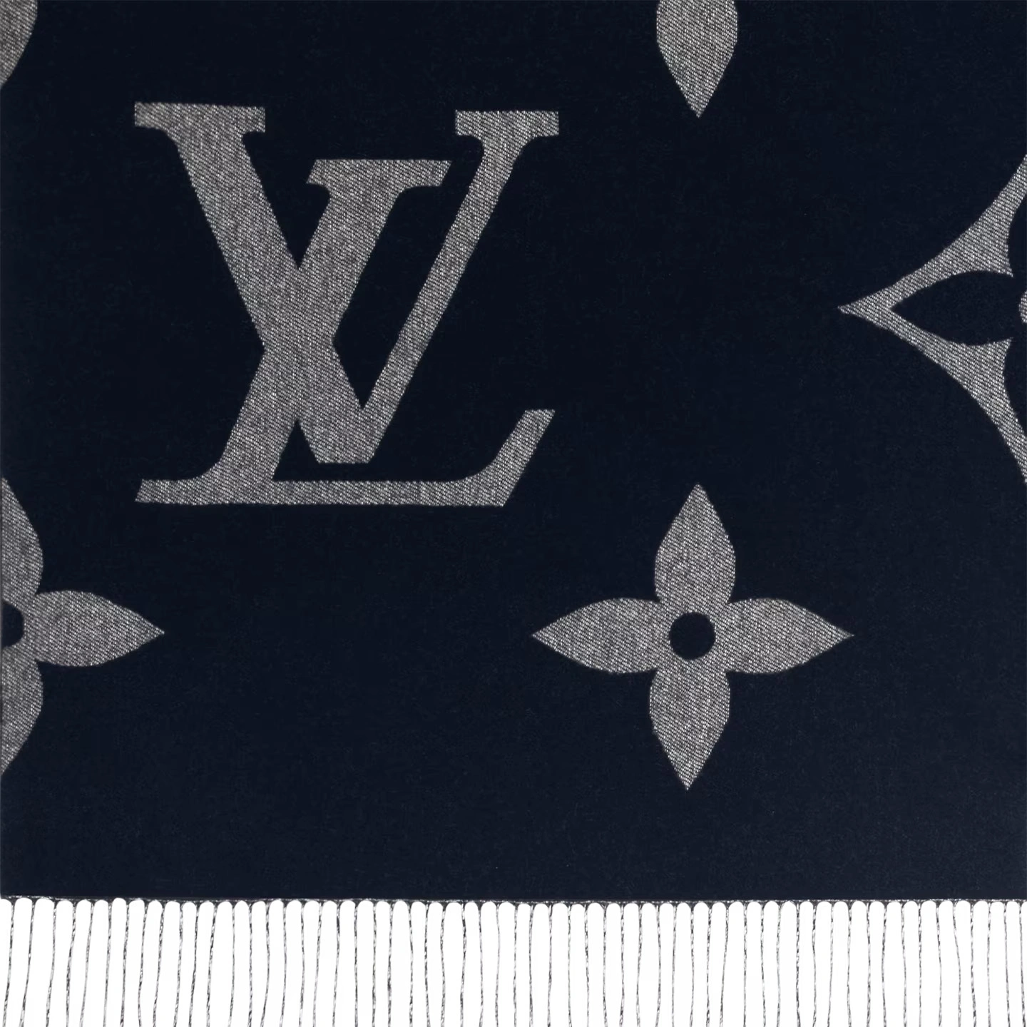 Louis Vuitton Navy M77950 MNG Giant Scarf - Image 3