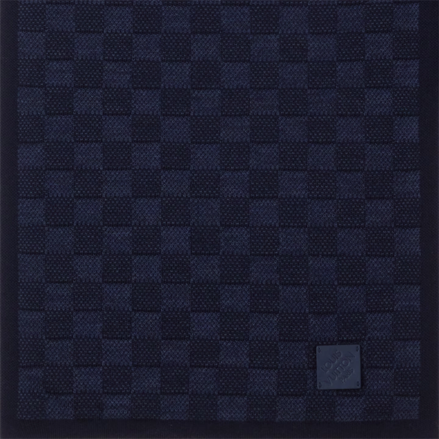 Louis Vuitton Navy M77987 Néo Petit Damier Scarf - Image 3