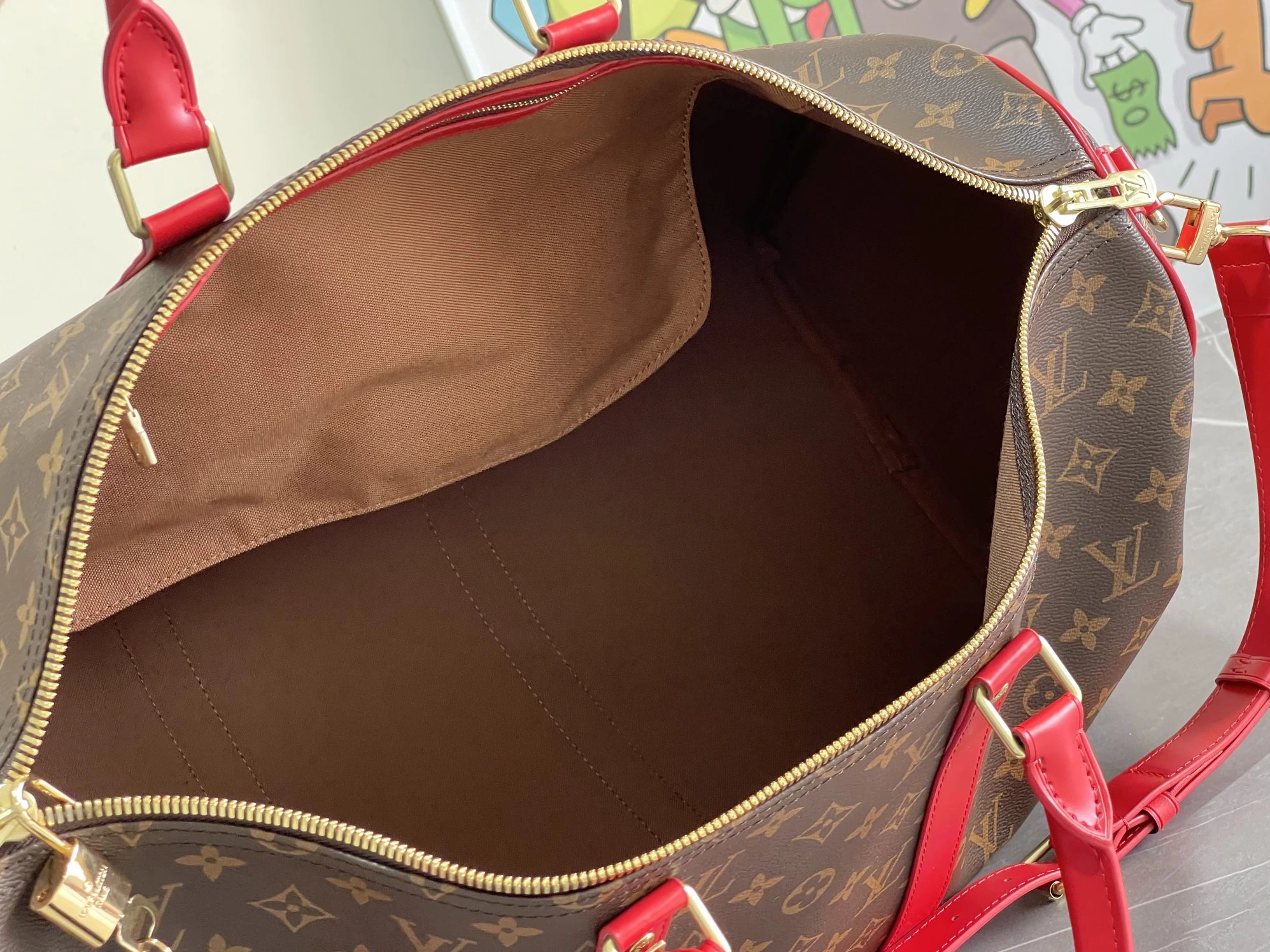 Louis Vuitton Travel Bags In Coffee Flexible 5000 - Image 8