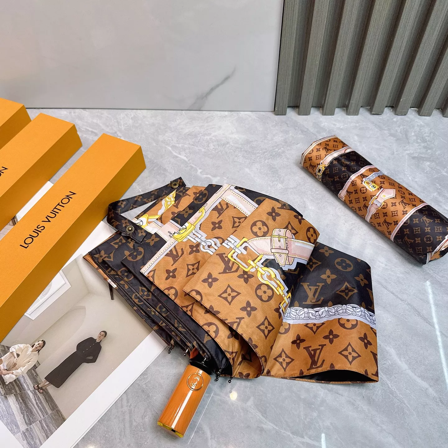 Louis Vuitton Umbrellas Compact 504 - Image 3