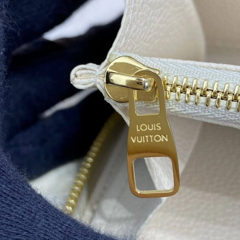 Monogram Louis Vuitton Zippy Wallet Cream Saffron - Image 8