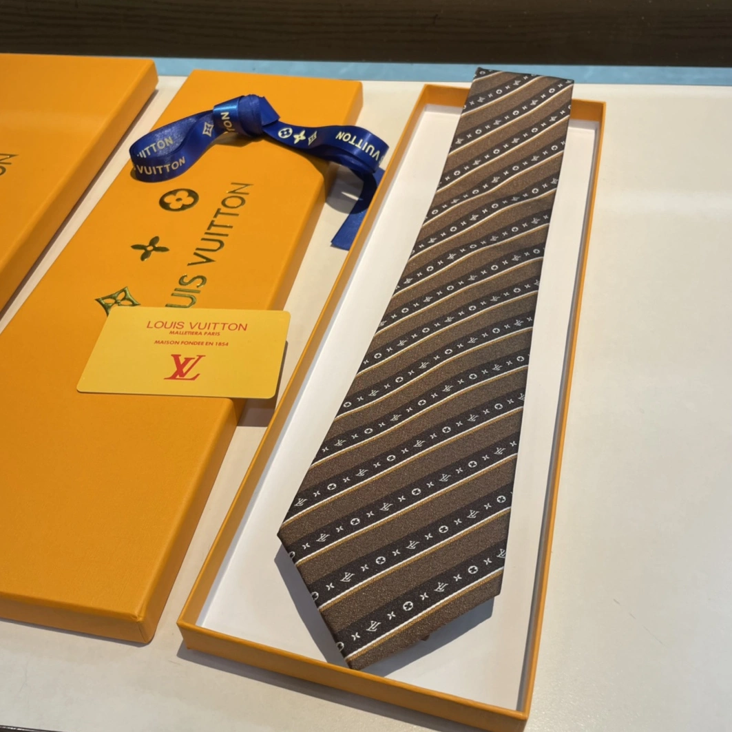 Minimalist 8362 Louis Vuitton LV Necktie For Men - Image 8