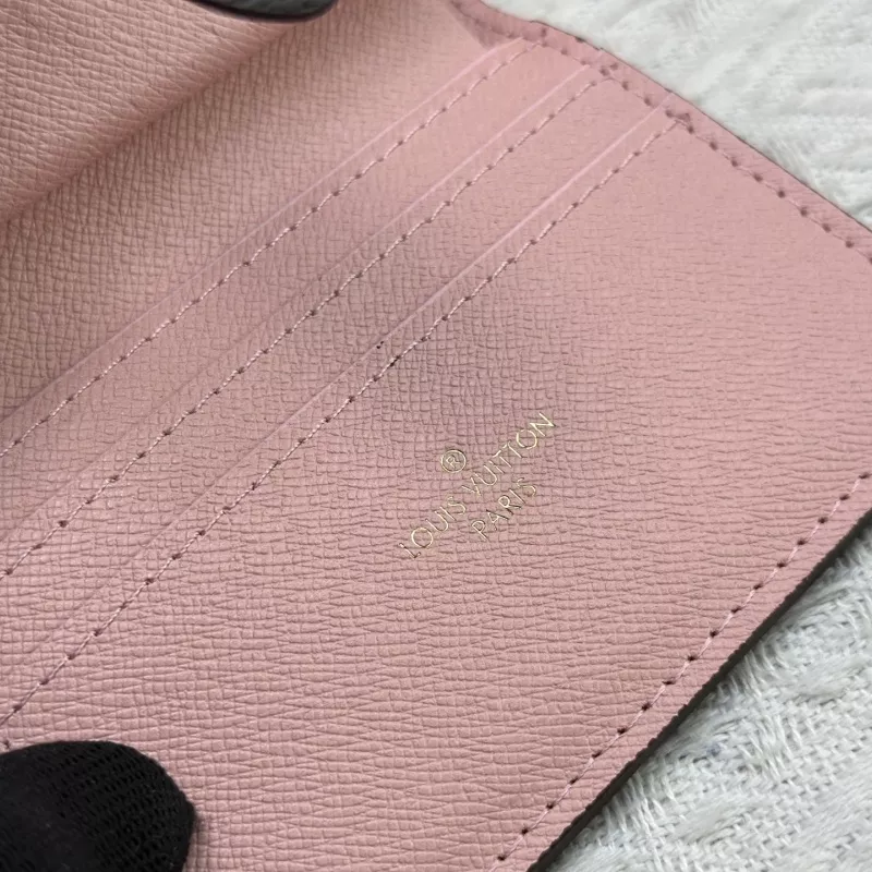 Reliable 4922 Louis Vuitton LV Card Case In Pink - Image 8