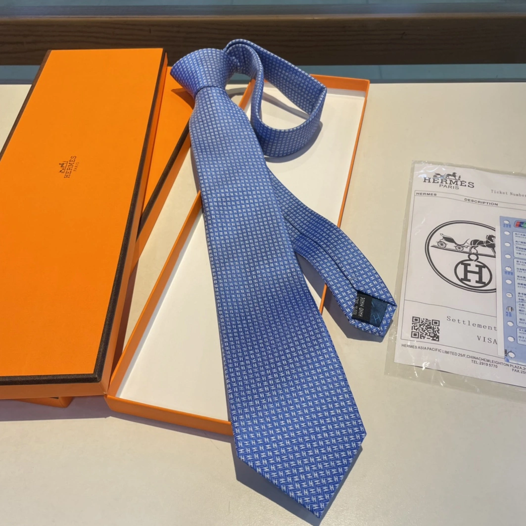 Trendsetting 1262 Hermes Necktie For Men - Image 4