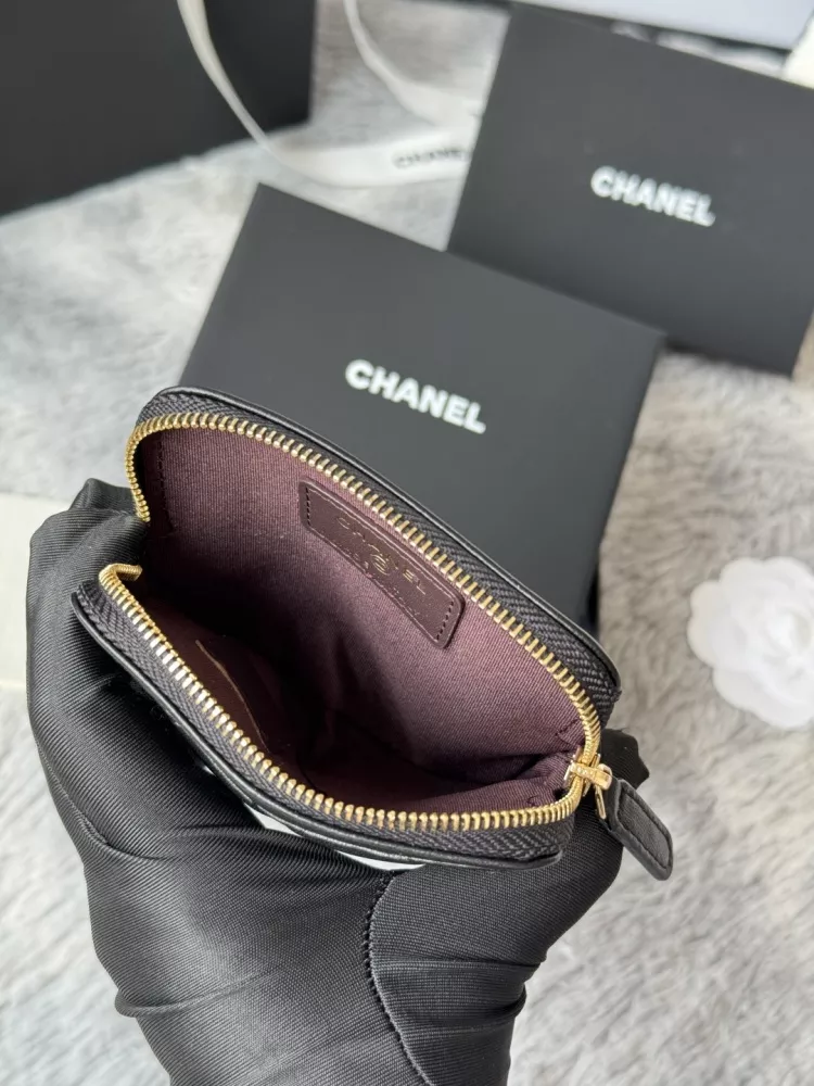 Unique 4881 Chanel AAA Quality Wallets In Gold For Women - Image 7