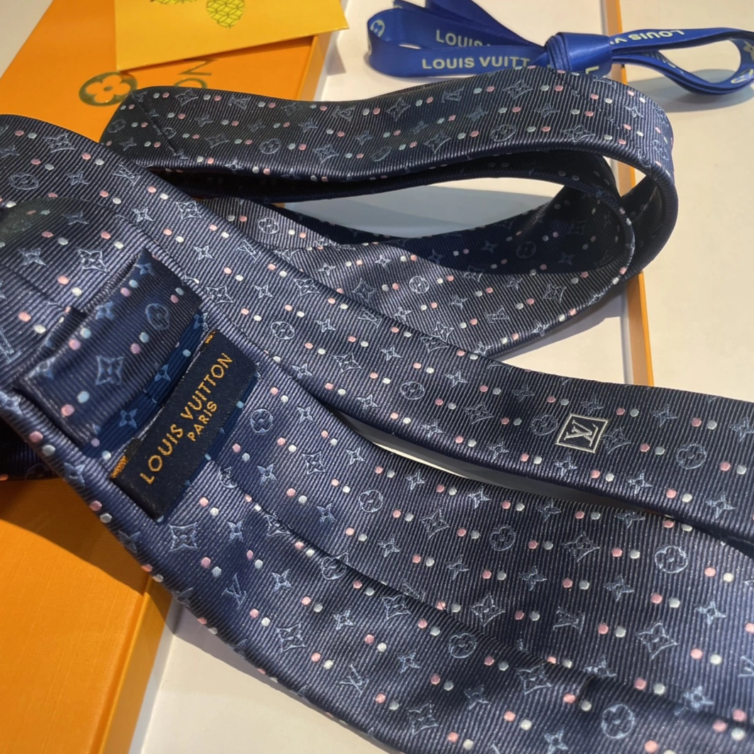Versatile 2344 Louis Vuitton LV Necktie For Men - Image 5