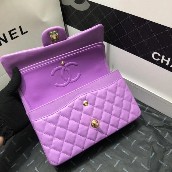 CHANEL FLAP BAG CAVIAR Comfortable 733 - Image 3