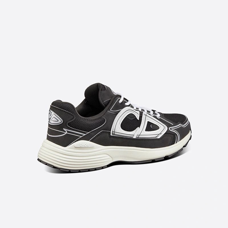 Dior B30 Sneakers Unisex Mesh and Technical Fabric Black - Image 4