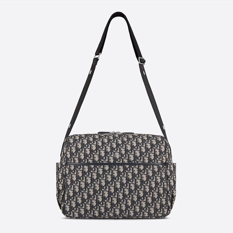 Dior Changing Bag Oblique Motif Canvas Blue - Image 4